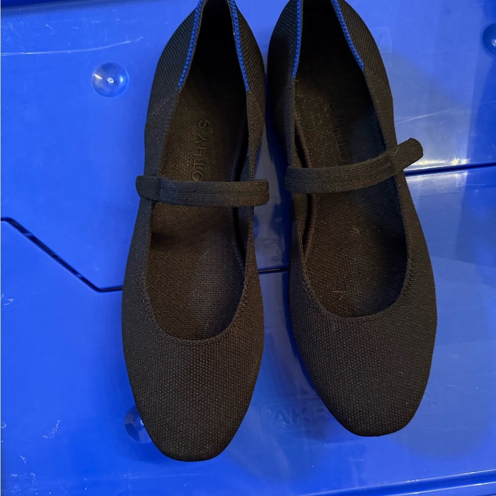 Rothy’s Stylish Black Mary Jane Flats